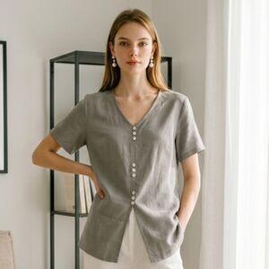 I.N. Studio Women's Top Green Pullover L NWT